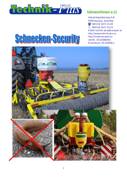 Schnecken - Security - Technik-Plus