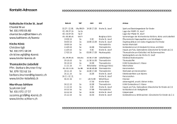 Jahresprogramm Kirchl. Familienarbeit 2