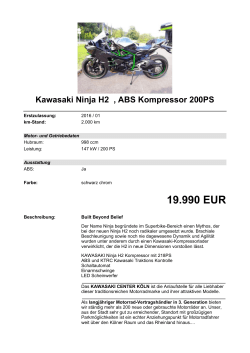 Detailansicht Kawasaki Ninja H2 €,€ABS Kompressor