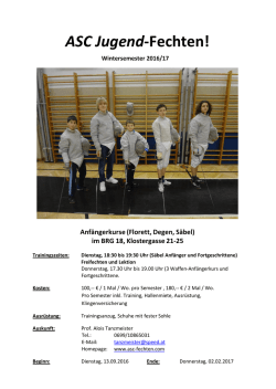 Jugendtraining BG Klostergasse
