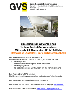 Infoblatt, Einladung als PDF