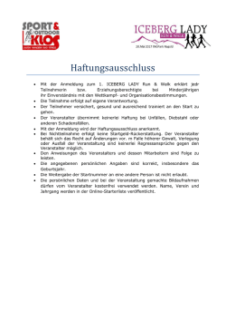 Haftungsausschluss