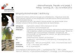 dramatherapie theorie und praxis 1