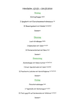 Menüplan 19.09. – 23.09.2016 - ueberfuhr