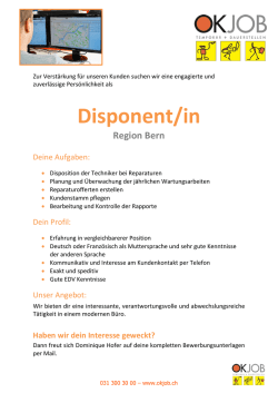 Disponent/in