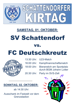 SV Schattendorf FC Deutschkreutz