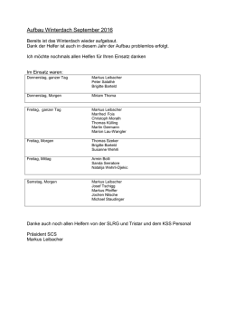 Helfer Aufbau