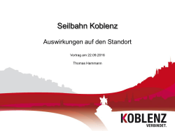 Präsentation Herr Hamman (Wirtschaftsförderung Stadt Koblenz)