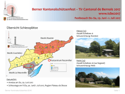 Berner Kantonalsch&uuml;tzenfest &ndash; Tir Cantonal de Bernois 2017 www