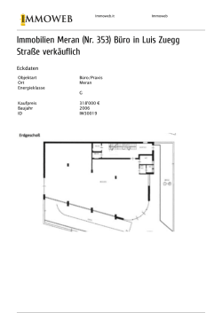 Immobilien Meran (Nr. 353) B&uuml;ro in Luis Zuegg Stra&szlig;e