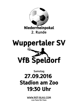 Wuppertaler SV VfB Speldorf - Rot