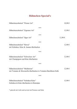 H&auml;hnchen-Special`s