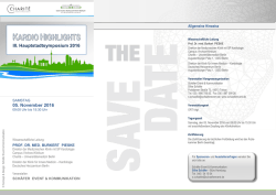 III. Hauptstadtsymposium 2016 05. November 2016