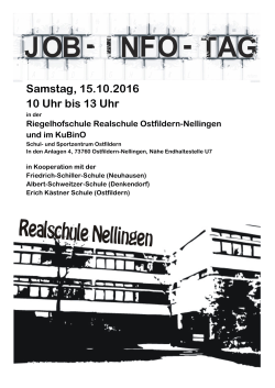 Job-Info-Tag - Realschule Nellingen