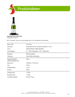 Smaragd Sekt trocken SB Basis VPE: Fl 0,75Ltr Hersteller
