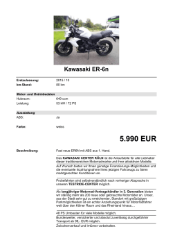 Detailansicht Kawasaki ER-6n
