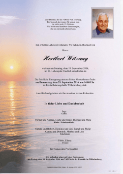 Heribert Witzany, Wilhelmsburg, 18.09.2016