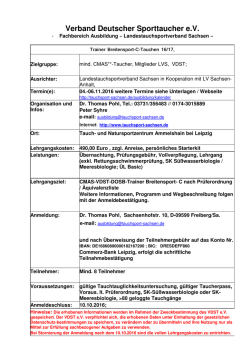 Verband Deutscher Sporttaucher eV