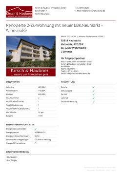 Exposé als PDF - Nürnberger Immobilien Börse