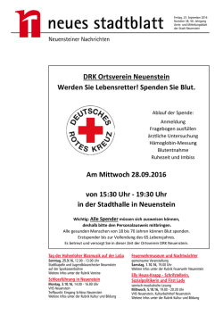 DRK Ortsverein Neuenstein Werden Sie