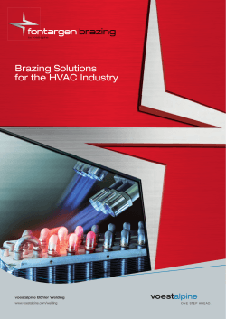 Brazing Solutions for the HVAC Industry