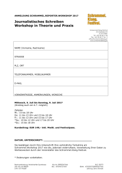 Anmeldeformular Schrammel.Reporter.Workshop PDF