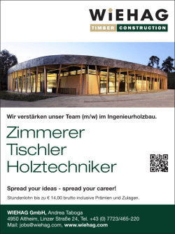 Zimmerer Tischler Holztechniker - Forum