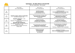 Drucken - Speiseplan