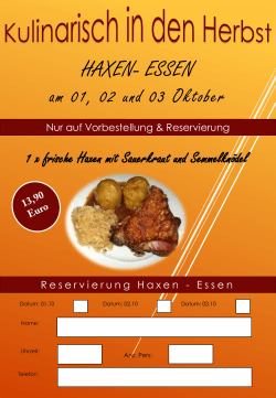 haxen- essen - ASV Gaststätte Bruchsal