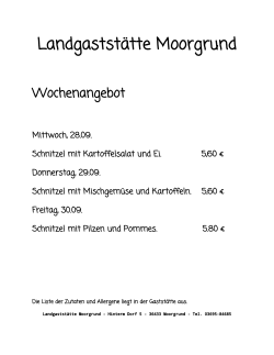 LandgaststätteMoorgrund - Agrargenossenschaft Moorgrund e.G.