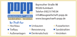 Bayreuther Straße 98 95326 Kulmbach Telefon09221