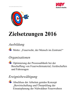 Zielsetzungen 2016 PDF