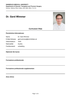 Dr. Gerd Wimmer