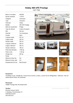 Hobby 460 UFE Prestige