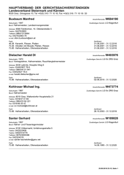 Druckansicht - Hauptverband