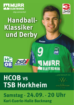 Horkheim - HC Oppenweiler/Backnang