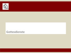 Gottesdienste - St. Brictius