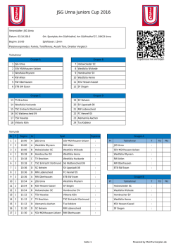 Druckansicht - MeinTurnierplan.de