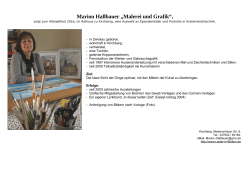 Marion Hallbauer „Malerei und Grafik“