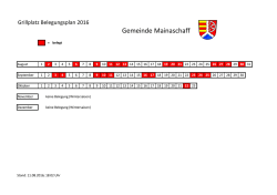 Grillplatzbelegungsplan 2016