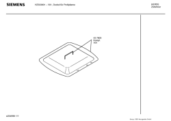 Page 1 SIEMENS HZ333001–V01, Deckel für Profipfanne HERDE