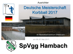 Deutsche Meisterschaft Korbball 2017