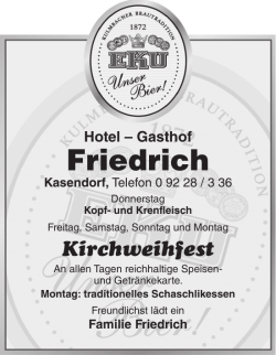 Friedrich - inFranken