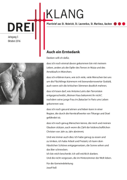 DreiKlang Oktober 2016