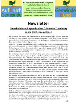 Der Newsletter des Gemeindebunds Bayern (September 2016
