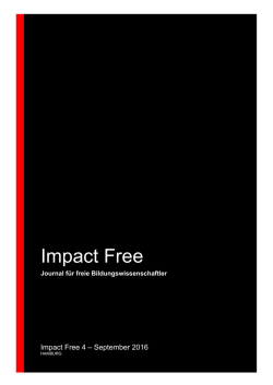 Impact Free-Beitrag Nr. 4