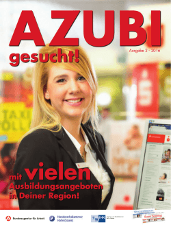 Die aktuelle Ausgabe der AZUBI gesucht!