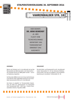 Infoblatt Dr Arno Behrendt.indd