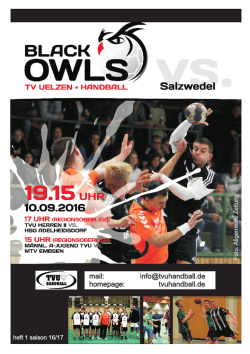 Heft Nr.1 2016 - TVU