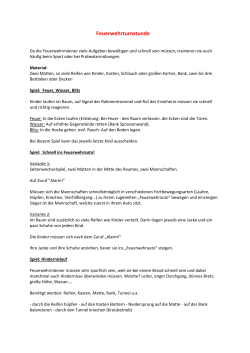 Feuerwehrturnstunde